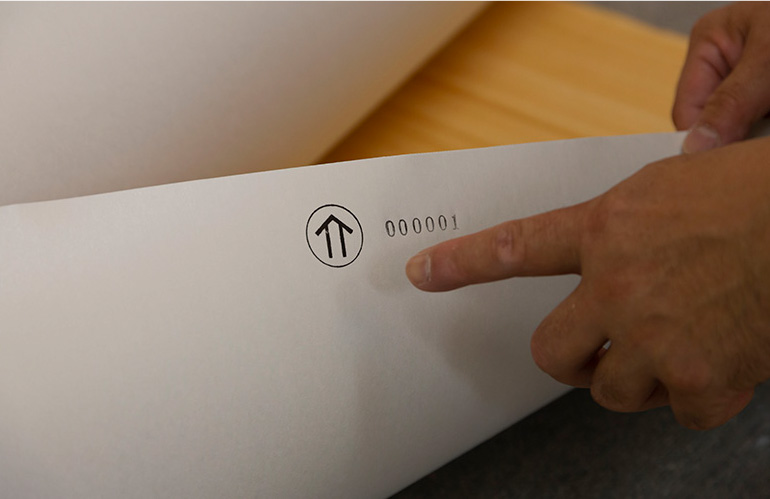 天地確認のイメージ写真